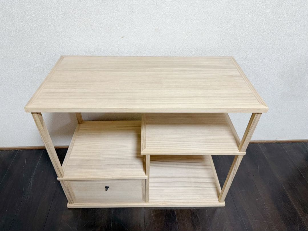 ほぼ未使用 茶道具 桐木地 利休袋棚 志野棚 組立式 炉用 利休好写し