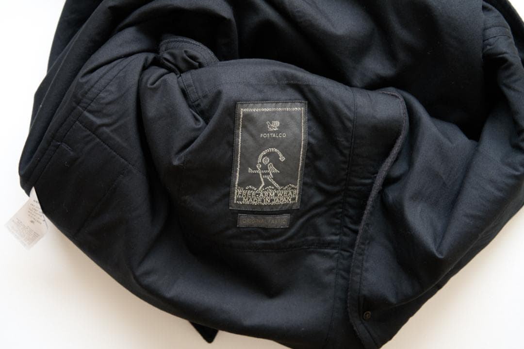 postalco フリーアームボタンジャケット ソリッドウール