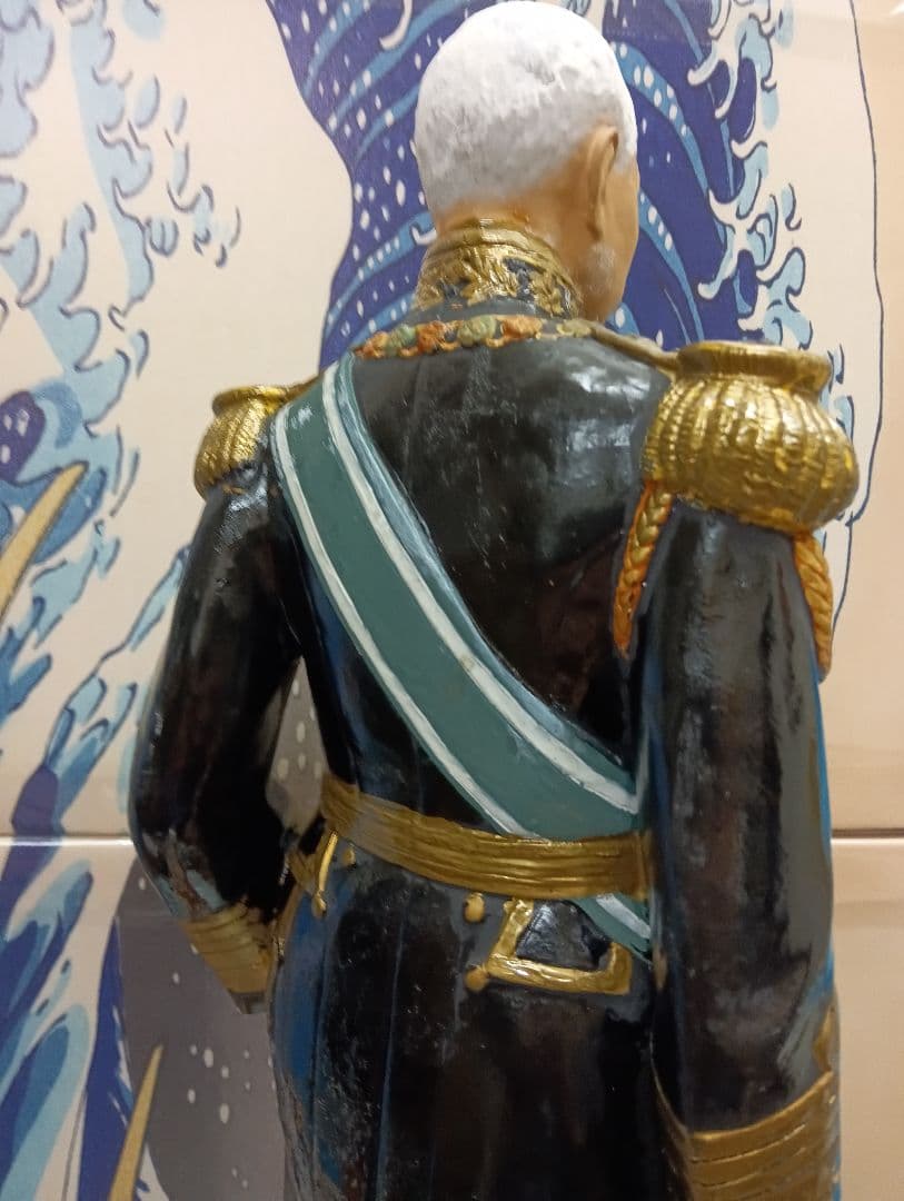 確認用画像戦前時代細密造形東郷平八郎元帥海軍大将陶器製46センチ