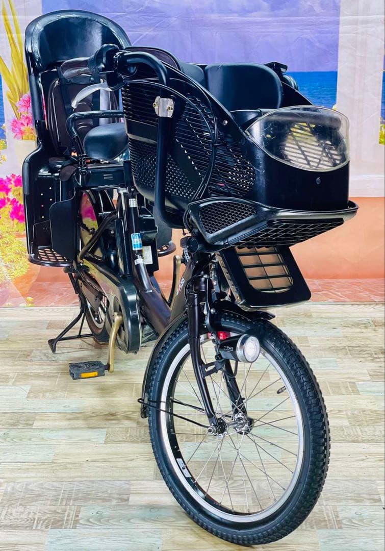 限定価格！パスキス12AH！⭐️ヤマハ子供乗せ電動アシスト自転車Y2865