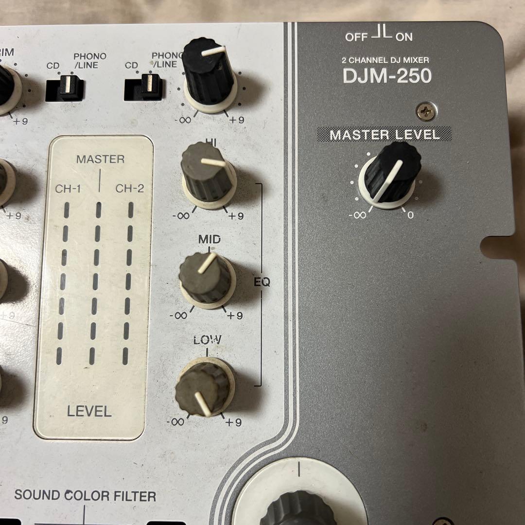 廃盤 Pioneer DJM-250 2チャンネルDJミキサー Pioneer DJ DJM-250MK2 2