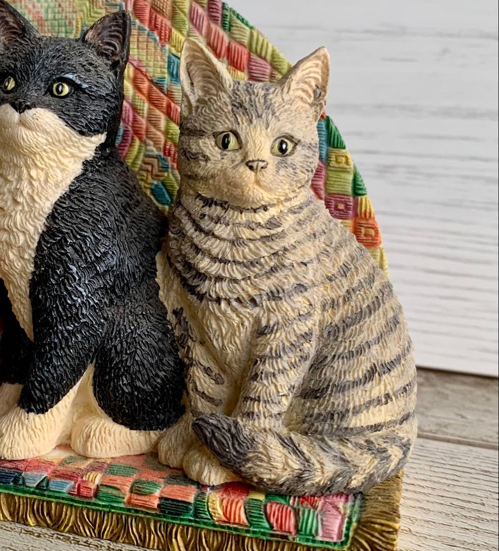 レズリーアンアイボリー 卓上万年カレンダー 猫 置物 カレンダー