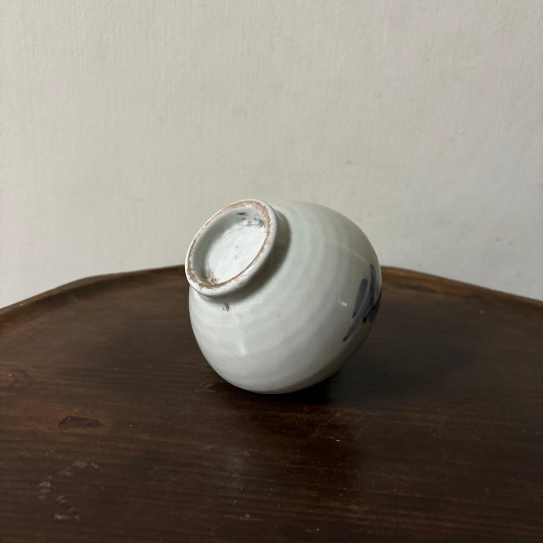 古伊万里染付油壷 ⑥江戸時代 骨董 民芸 古道具 アンティーク検:白洲正子