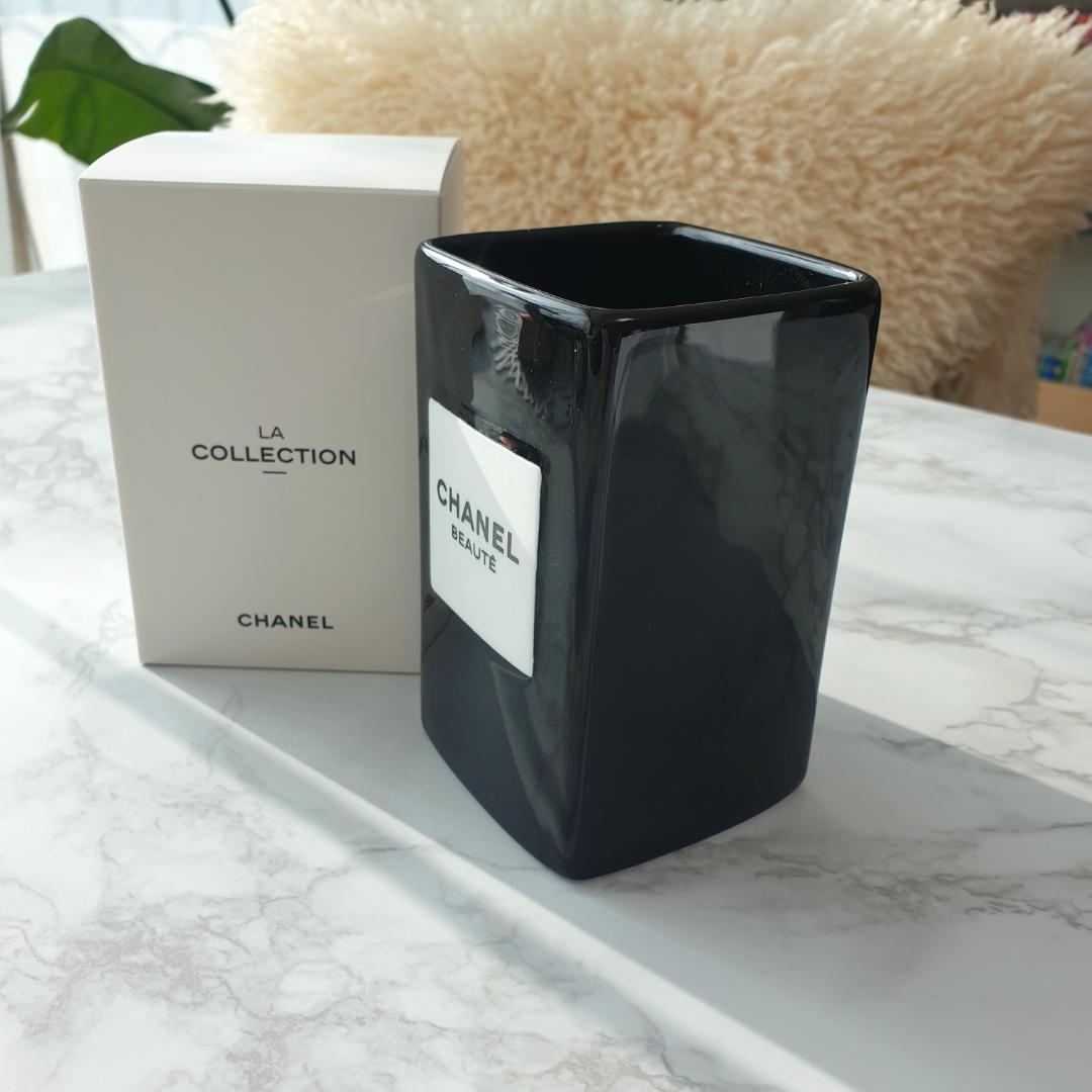 シャネル メイクブラシポット ラコレクション ブラシ立て ペン立て ノベルティ