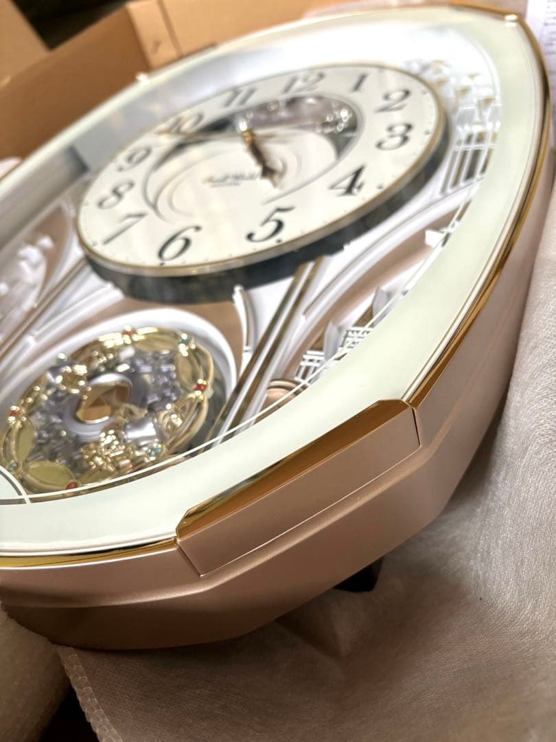 電波時計 掛時計 からくり 4MN551RH スモールワールド　リズム