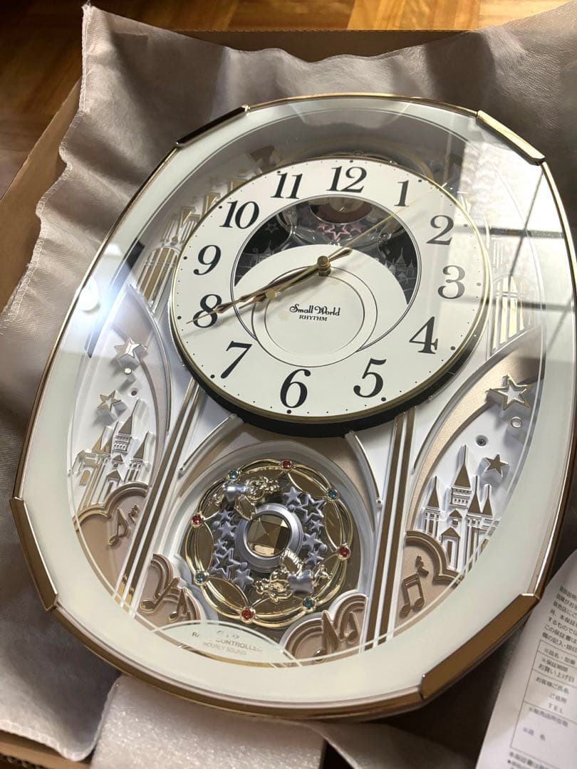 電波時計 掛時計 からくり 4MN551RH スモールワールド　リズム