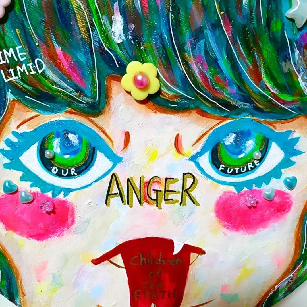 【一点物現代アート】Children of the EARTH【直径25cm】