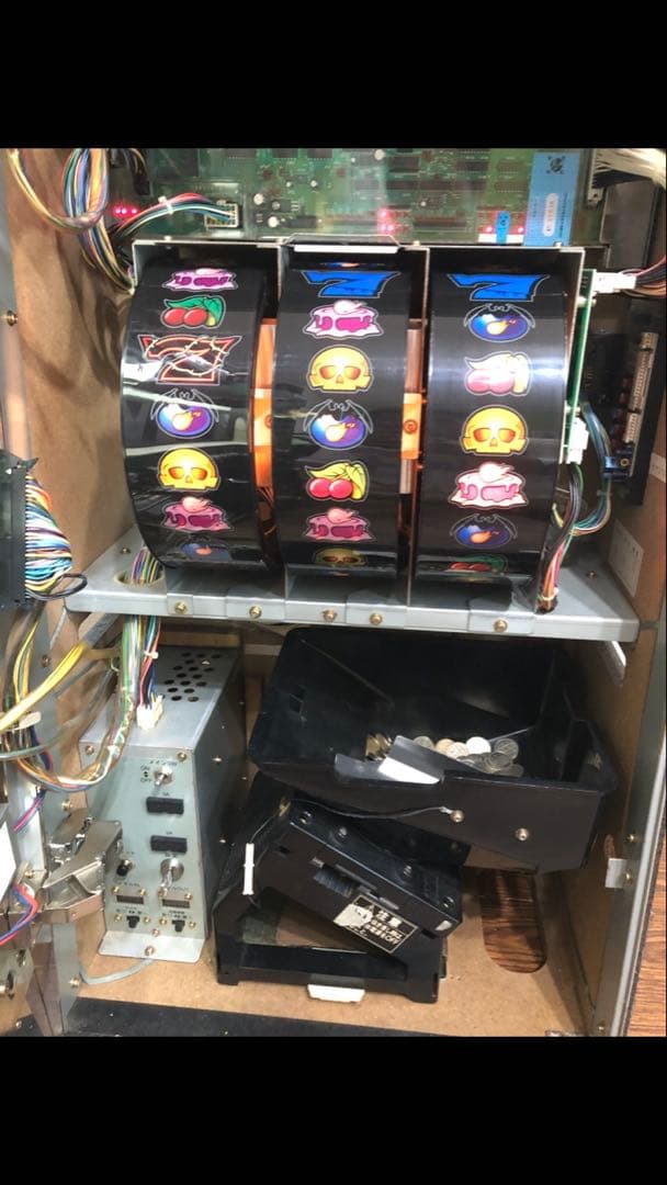 最終値下げ】パチスロ 4号機 バイオメサイア レトロ コイン付 パチスロ