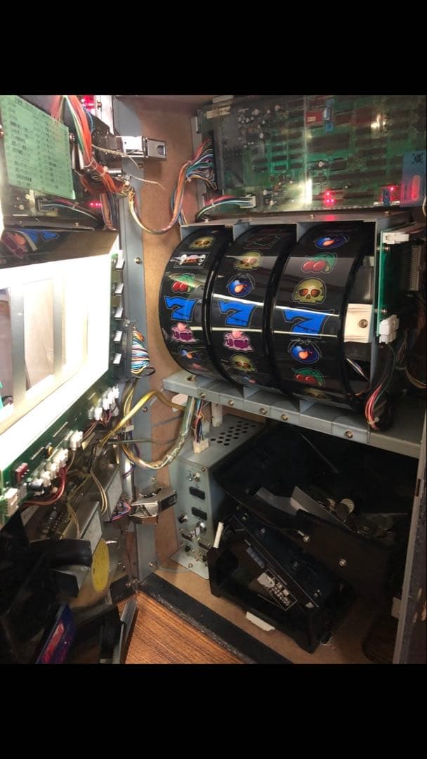 最終値下げ】パチスロ 4号機 バイオメサイア レトロ コイン付 パチスロ