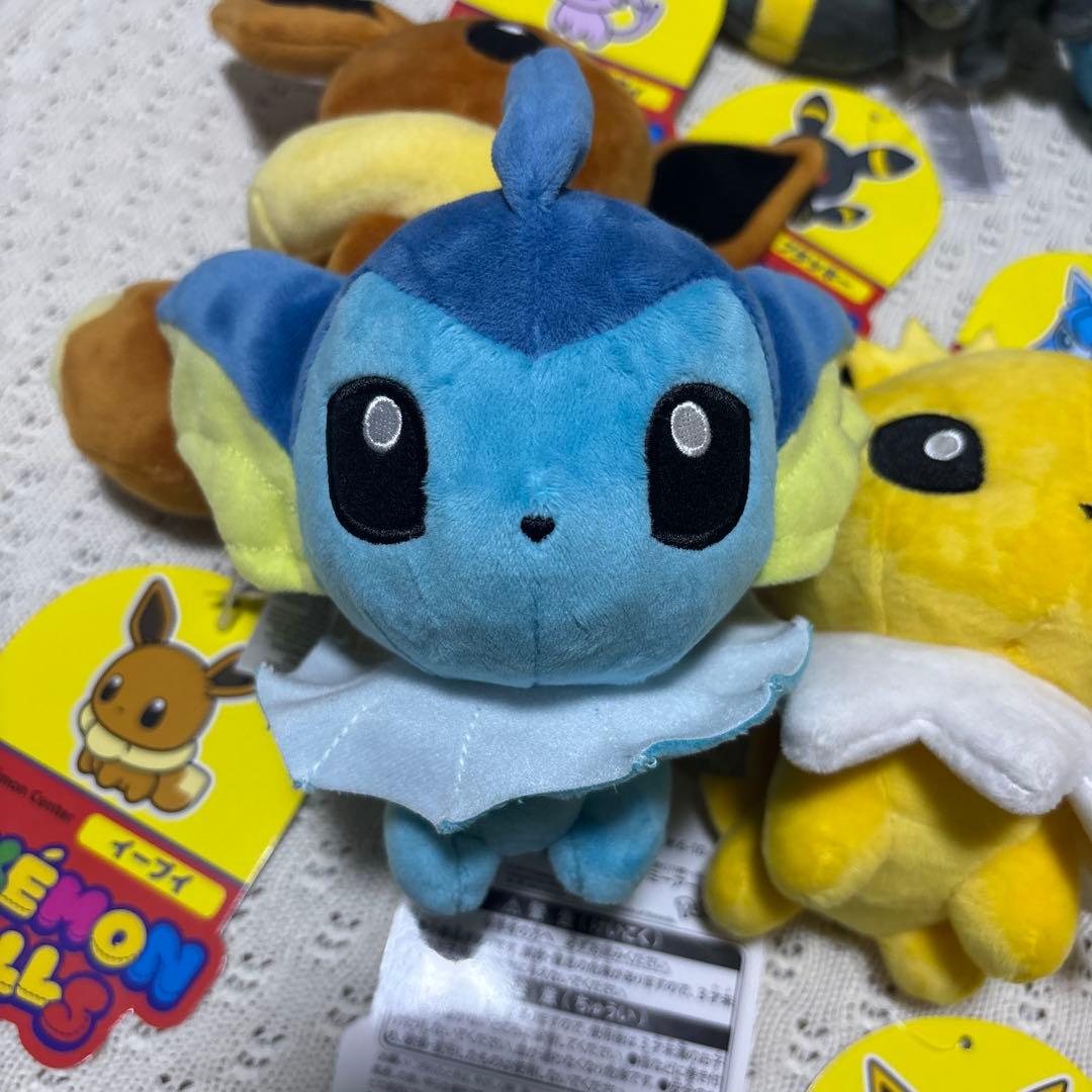厳選】ポケモンドールズ ぬいぐるみ ブイズ 全種 コンプリート-公式