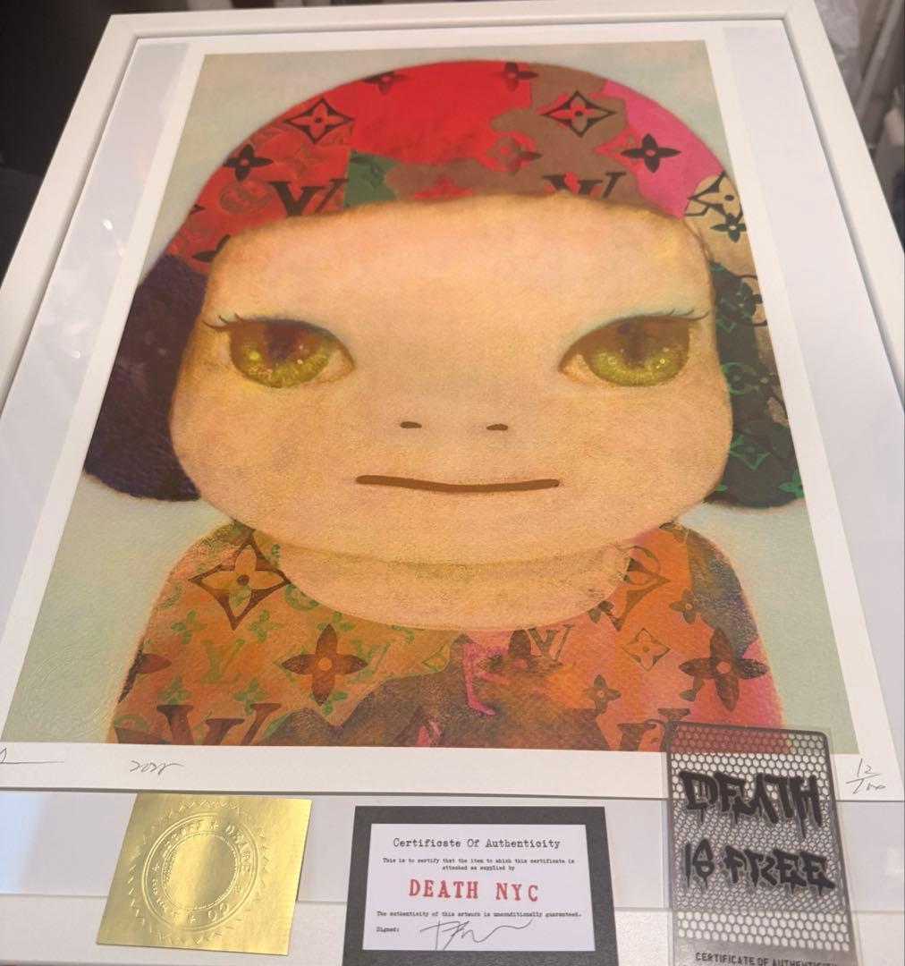 DEATH NYC 世界限定100枚 現代アートポスター 奈良美智 ヴィトン