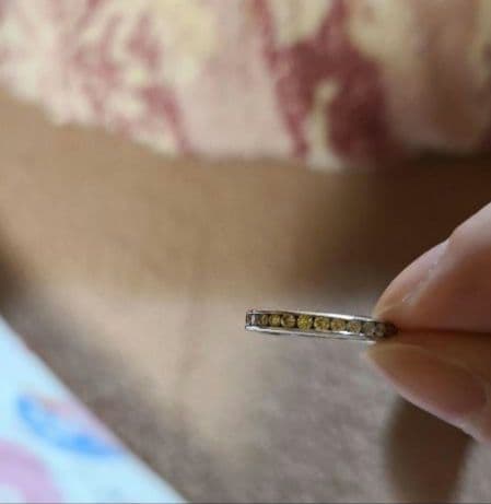 最終価格HARRY WINSTON フルエタニティー ダイヤモンドリング