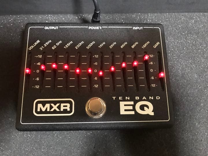 MXR 10band EQ 18V駆動 通電確認○ ジャンク品