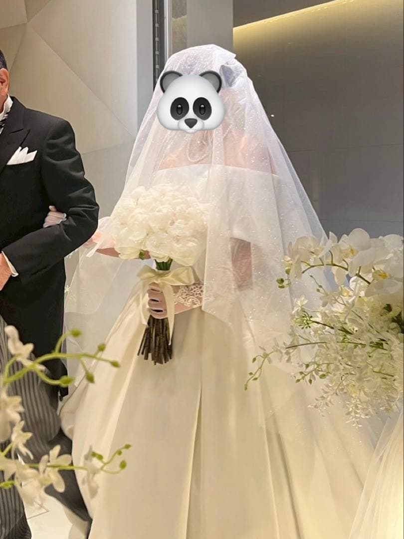 ウエディングラメベール4m