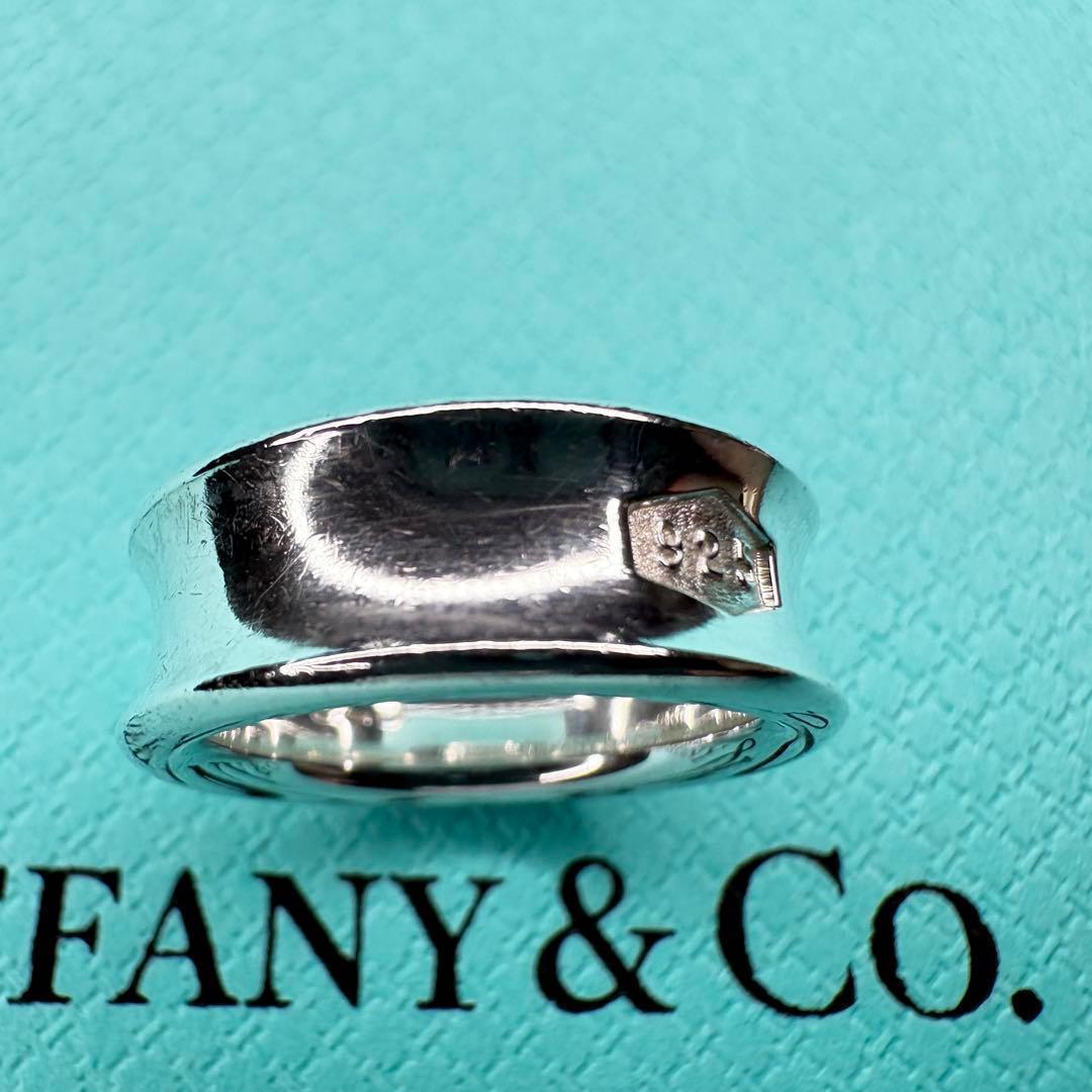 【美品】約8号 ティファニー Tiffany ナロー 1837 リングSV925