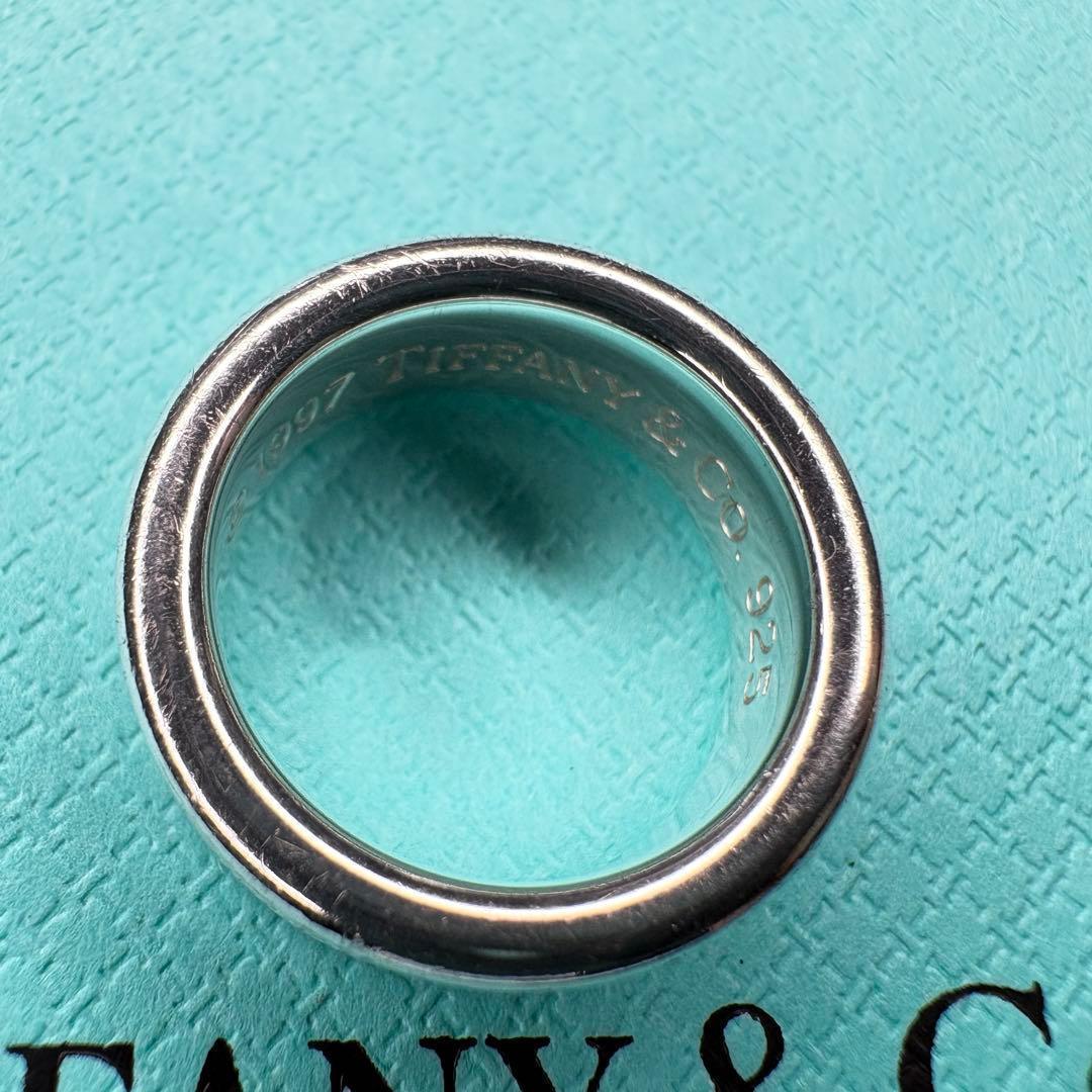 【美品】約8号 ティファニー Tiffany ナロー 1837 リングSV925