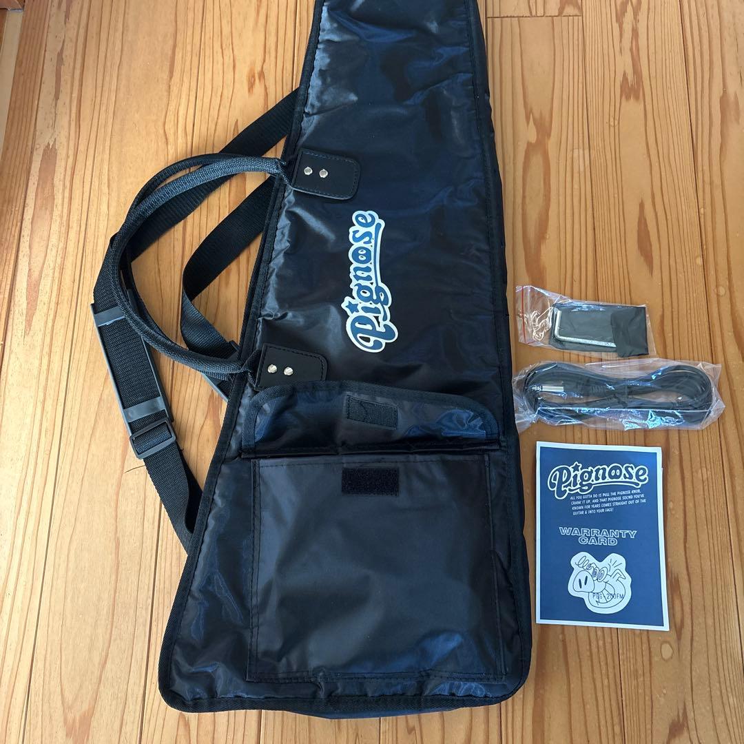 Pignose ギター シースルーブラック (ソフトケース付き)