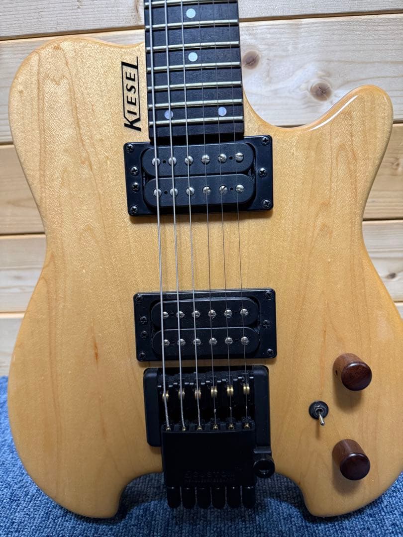 Kiesel エレキギター ナチュラルウッド