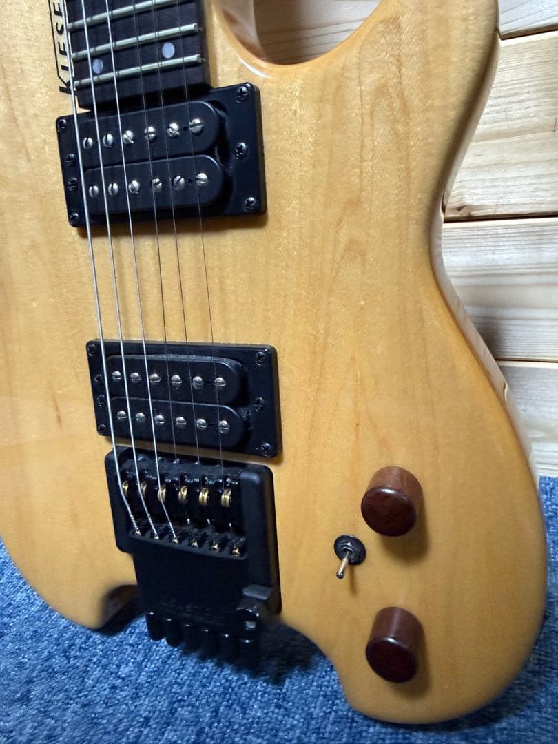 Kiesel エレキギター ナチュラルウッド