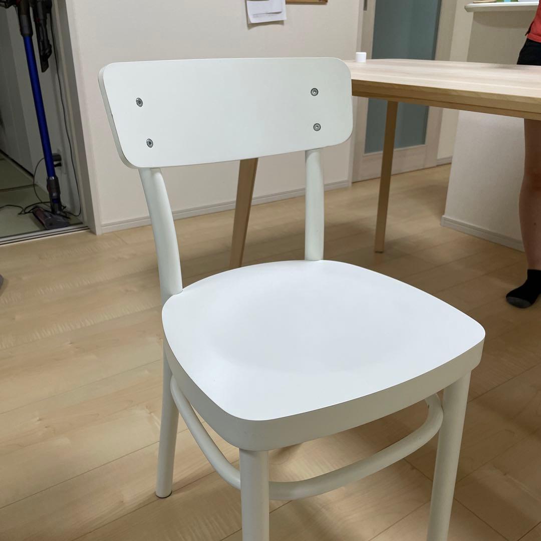 木製長方形テーブル IKEA ダイニングテーブル　ダイニングチェア2脚