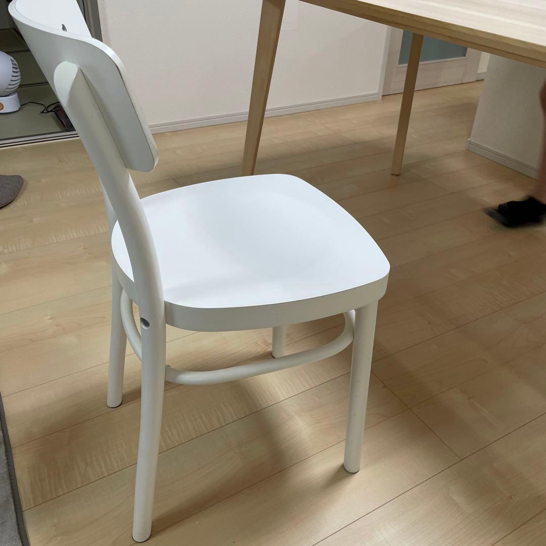 木製長方形テーブル IKEA ダイニングテーブル　ダイニングチェア2脚