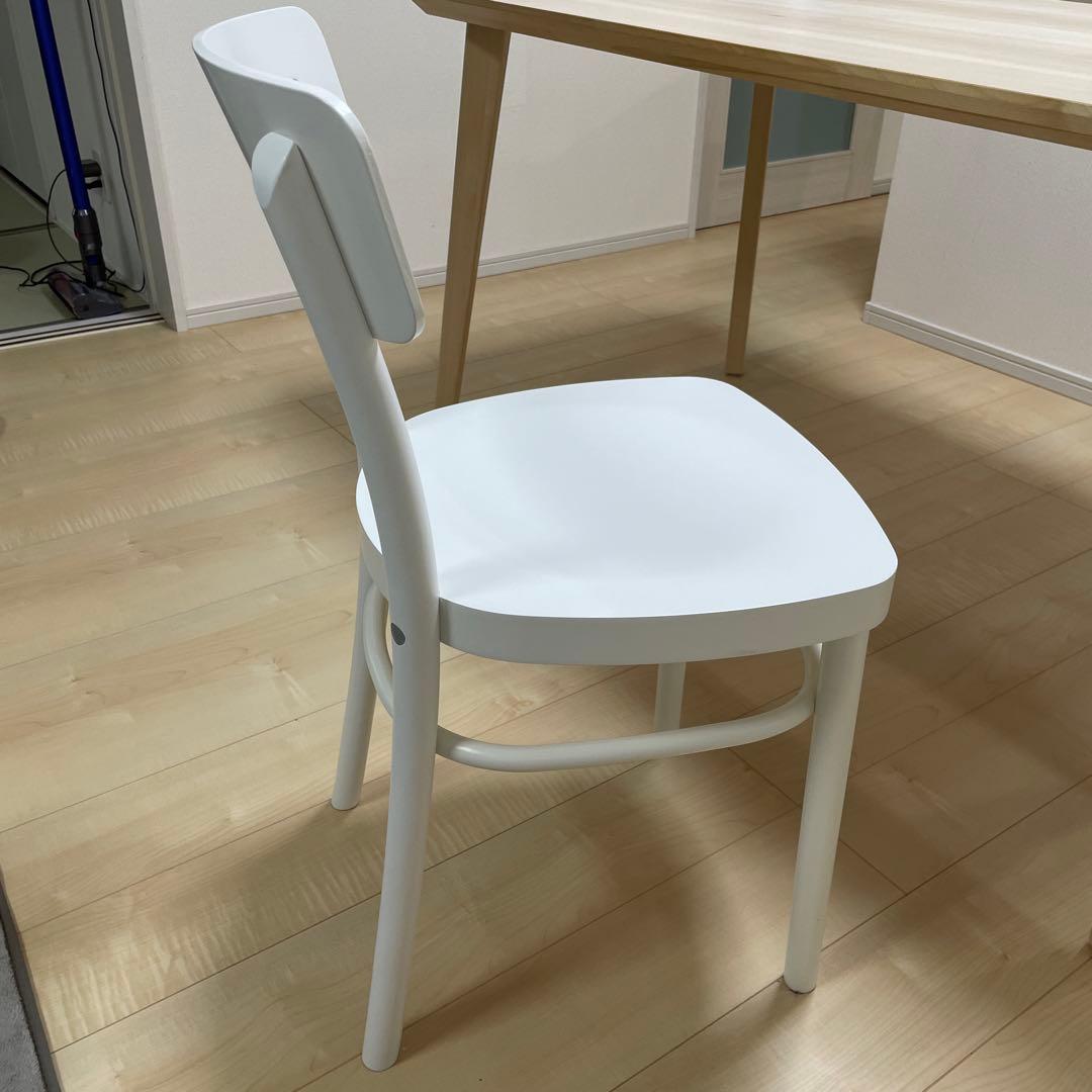 木製長方形テーブル IKEA ダイニングテーブル　ダイニングチェア2脚