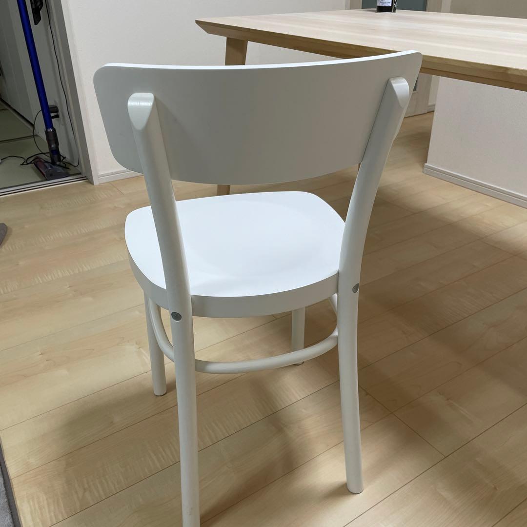 木製長方形テーブル IKEA ダイニングテーブル　ダイニングチェア2脚