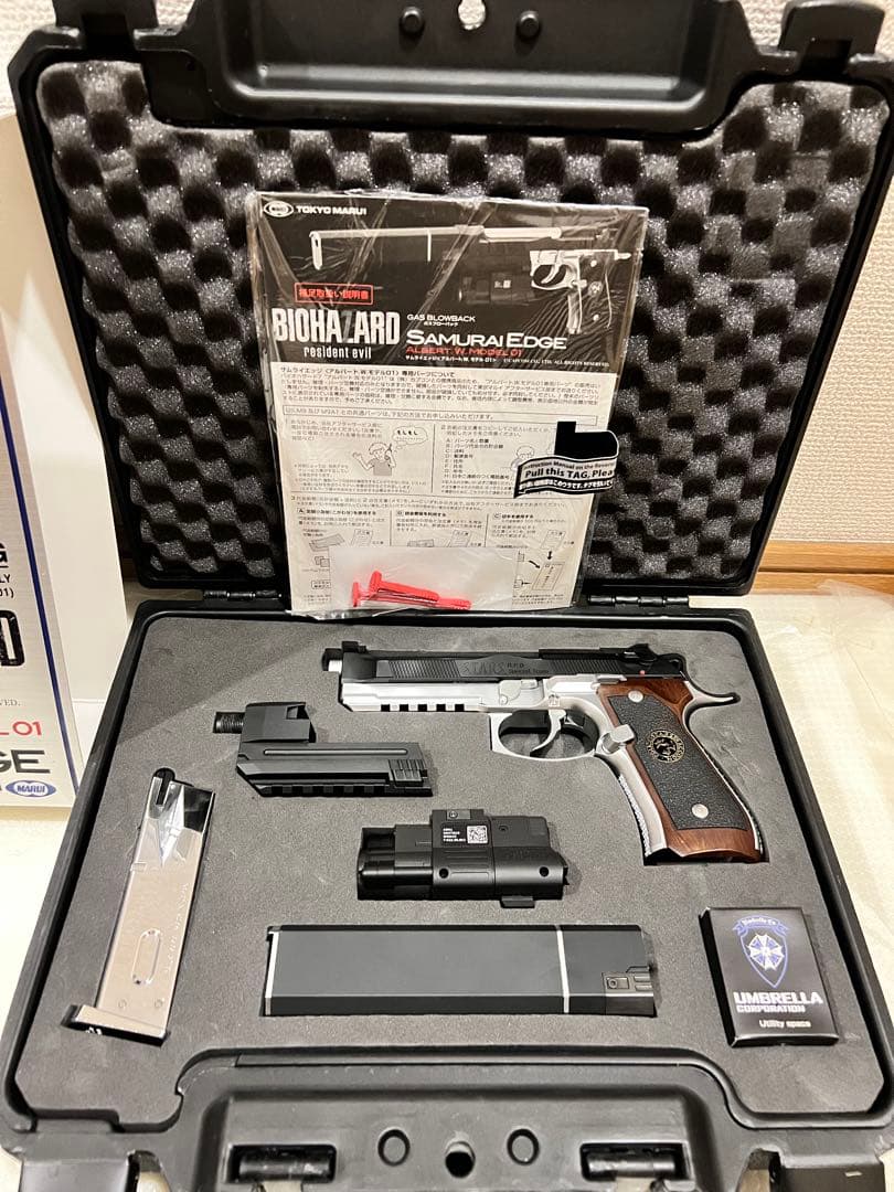 sugi　バイオハザード サムライエッジ アルバート .ｗ.モデル01
