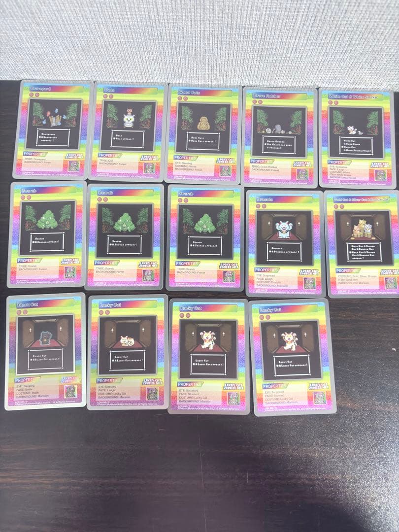 村上隆Lucky Cat Zombie NFT トレカ14枚 C40番台セット - メルカリ