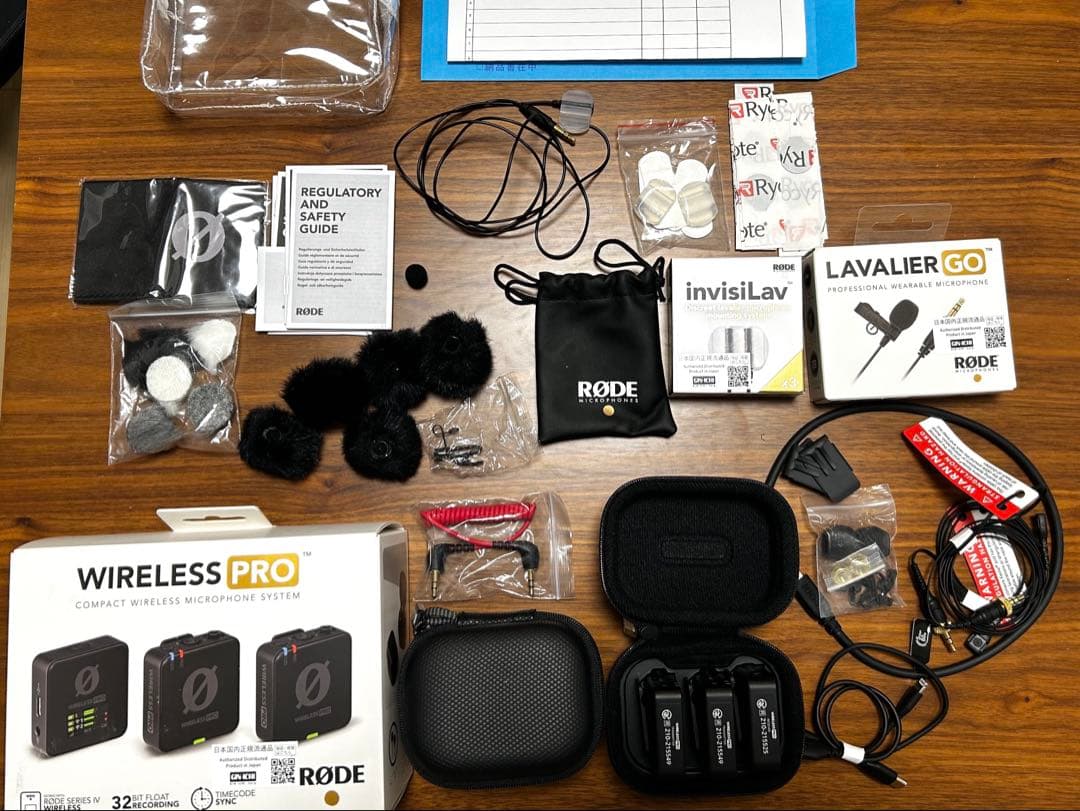 RODE WIRELESS PRO +Lavalier GO×２+ invisi