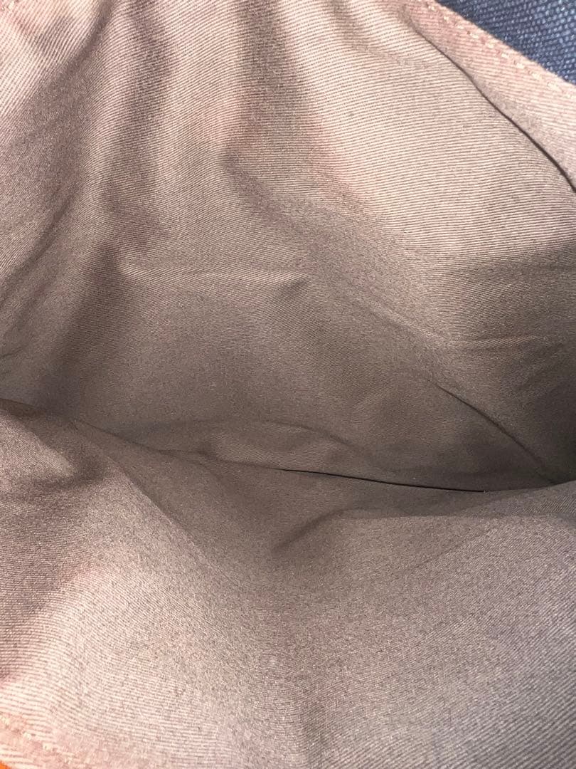 未使用級 ステファノマーノ ビジネスバッグ 2way ナイロン レザー ブルー