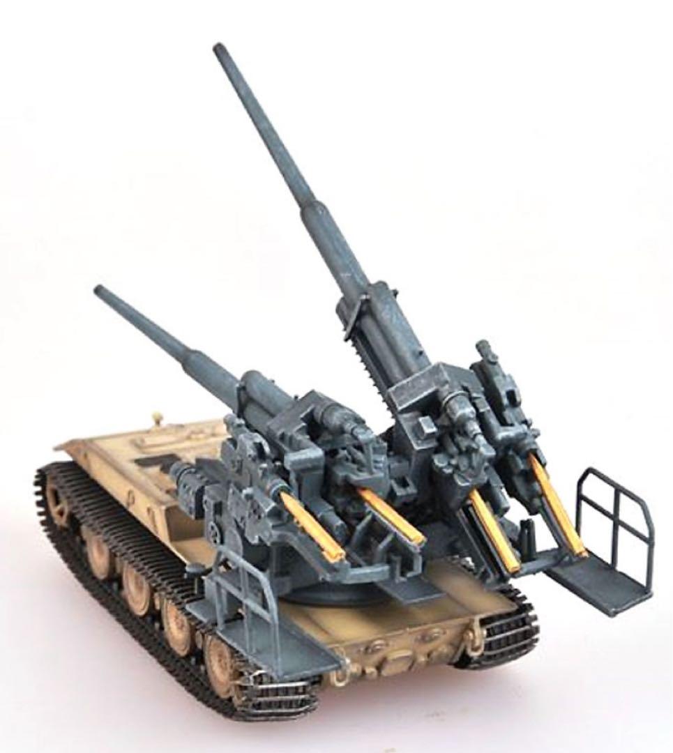 ドイツ軍 E-100自走砲 128mm FlaK40連装高射砲 1/72 完成品