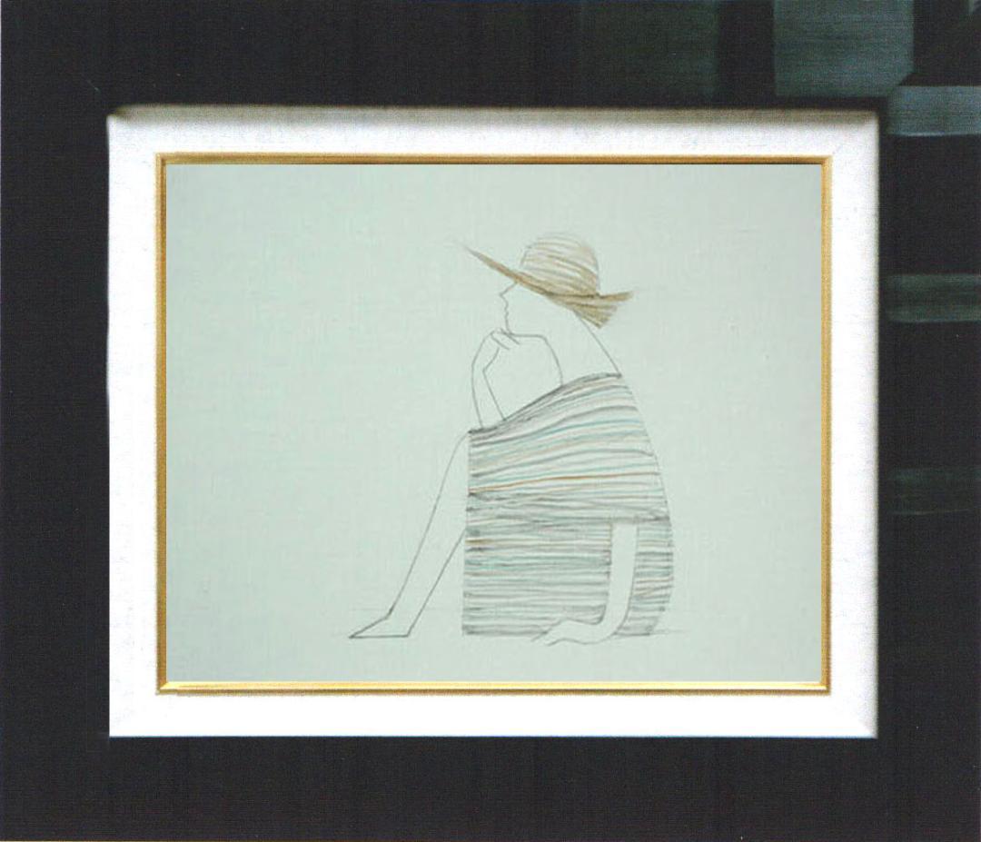 油絵 菅家令子 絵 絵画 インテリア F4-071812 人物 女性像