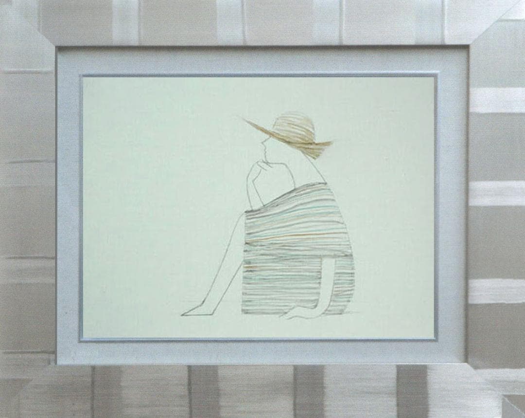 油絵 菅家令子 絵 絵画 インテリア F4-071812 人物 女性像