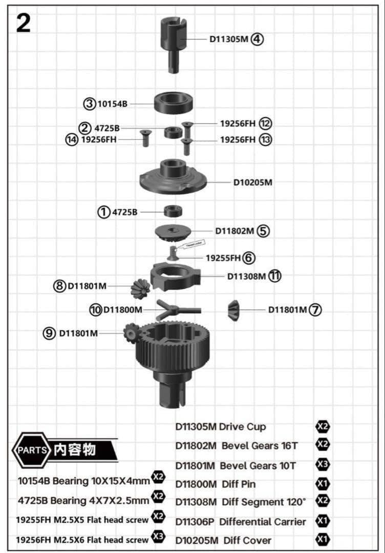 KKPIT ACTIVE DIFFERENTIAL LSDキット ギアデフ