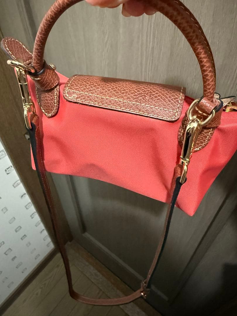 専用！新品未使用！！LONGCHAMP ルプリアージュハンドル付きポーチ