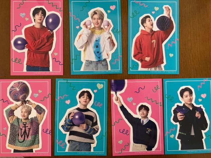 BTS 最新 JAPAN FC アンケート特典 7枚セット BTS JAPAN OFFICIAL