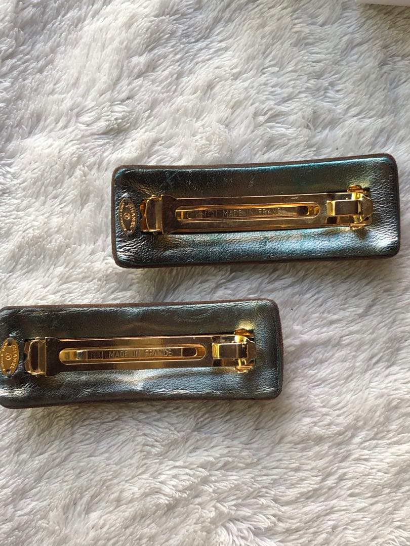 CHANEL シャネル バレッタ② COCO ブラウン