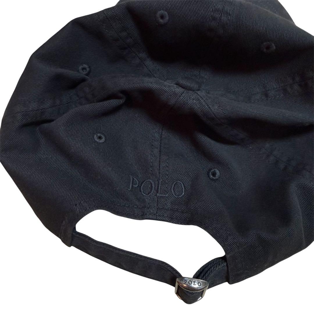 POLO RALPH LAUREN トリプルブラック キャップ - メルカリ