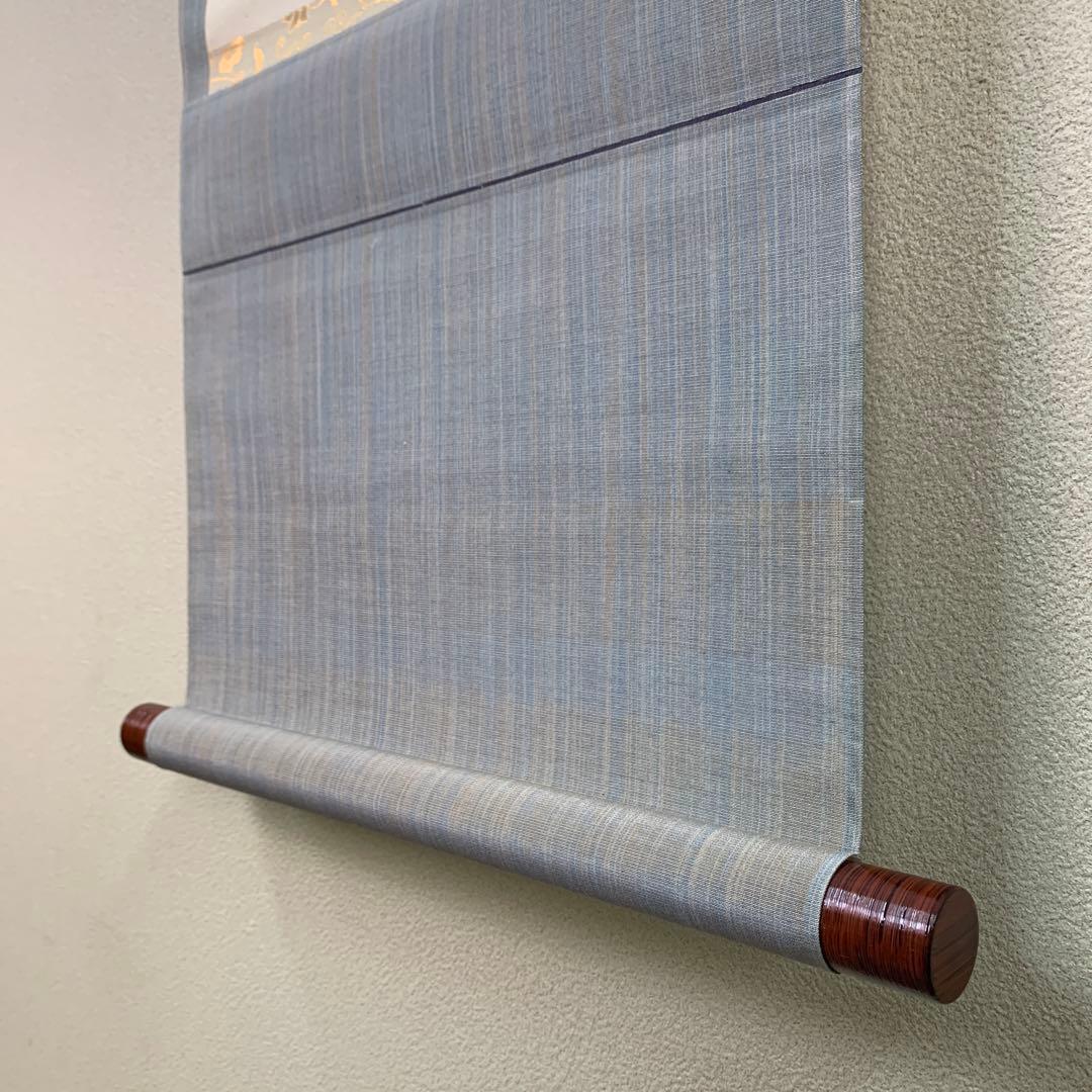 美品 掛け軸 黄梅院 小林太玄作 梅に鶯画賛「春入千林處々鴬」共箱禅語