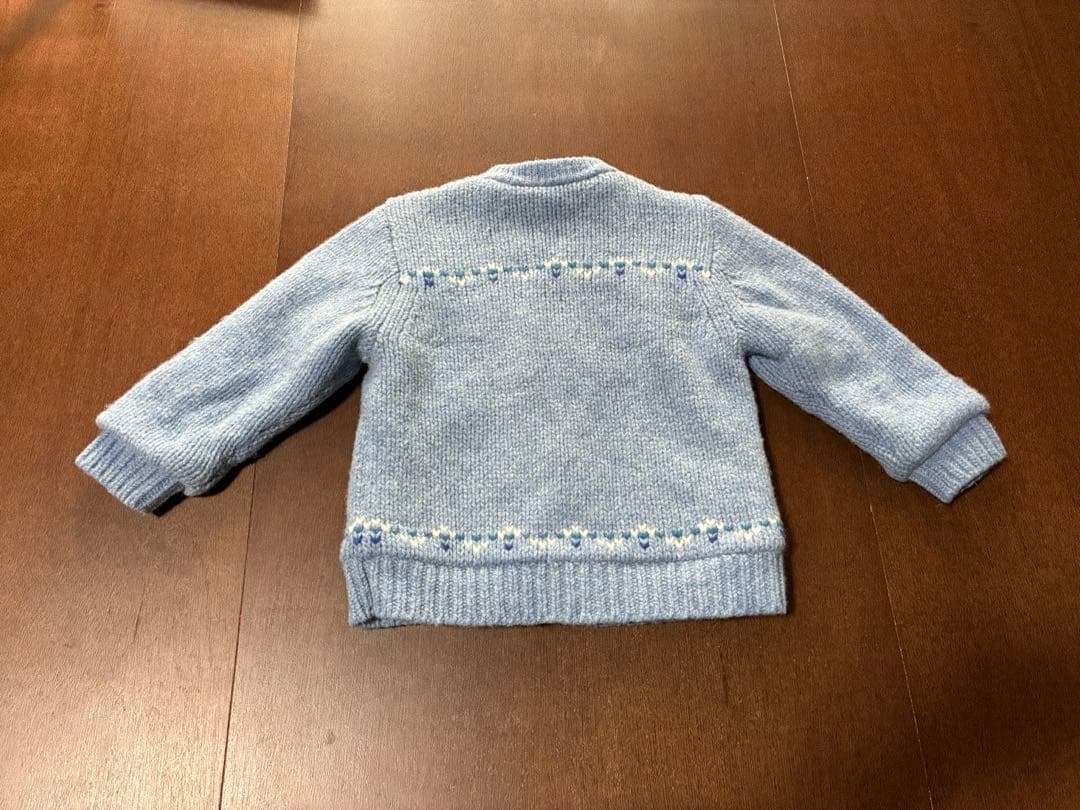 ❗️お値下げ❗️familiar ニットジャケット　90cm