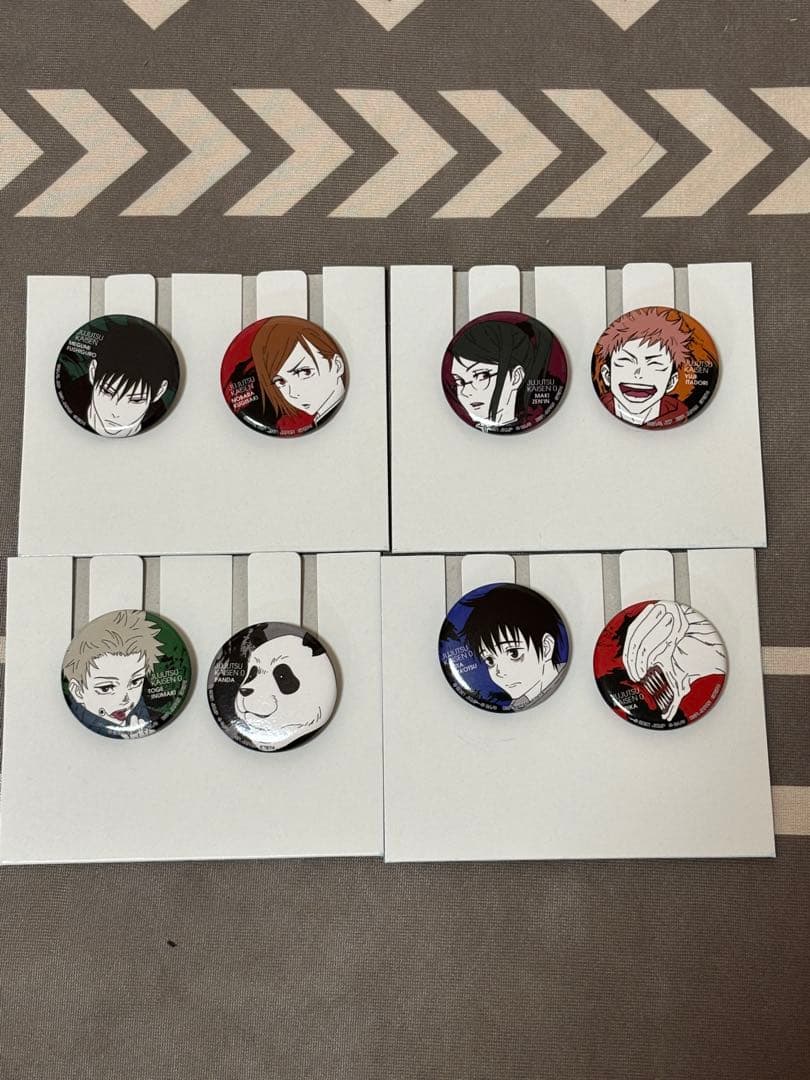 呪術廻戦 一番くじ 5th anniversary L賞缶バッジセット - メルカリ
