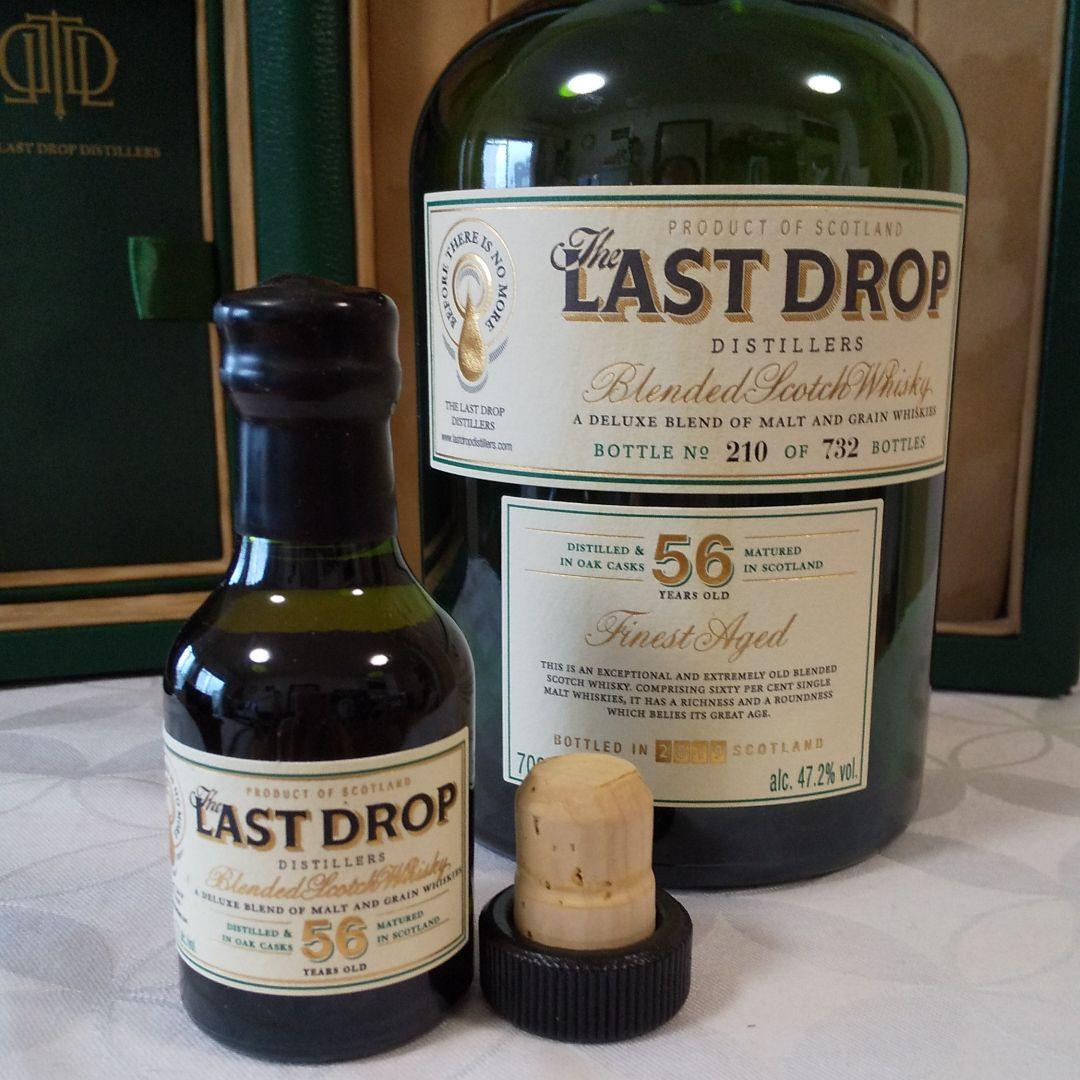 ウィスキーザ・ラスト・ドロップ56年700ml空瓶50ml未開栓1本本