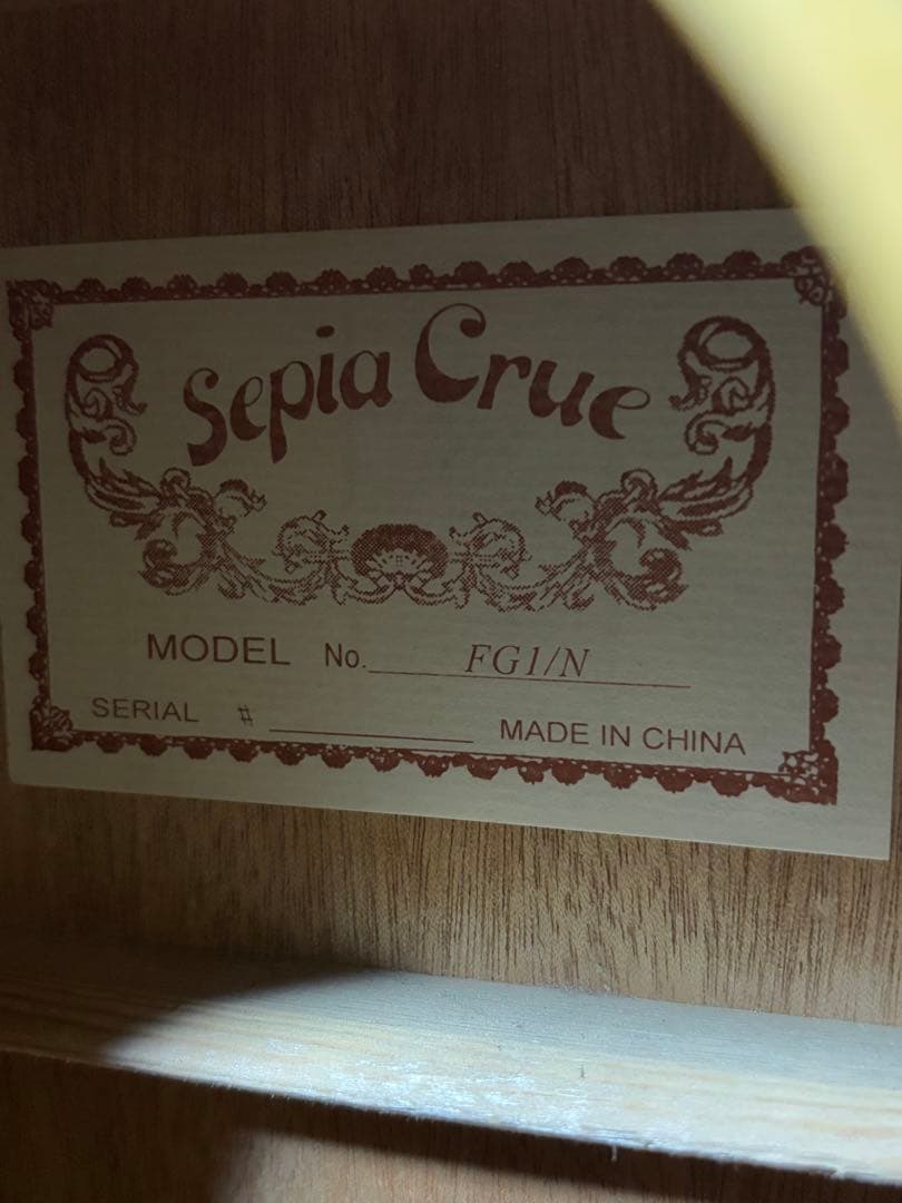 超美品✧*。Sepia Crue FG1N アコースティックギター【中古品】