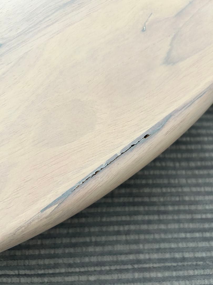 モダンデコ　ラウンド　ダイニングテーブル　ホワイト　丸テーブル