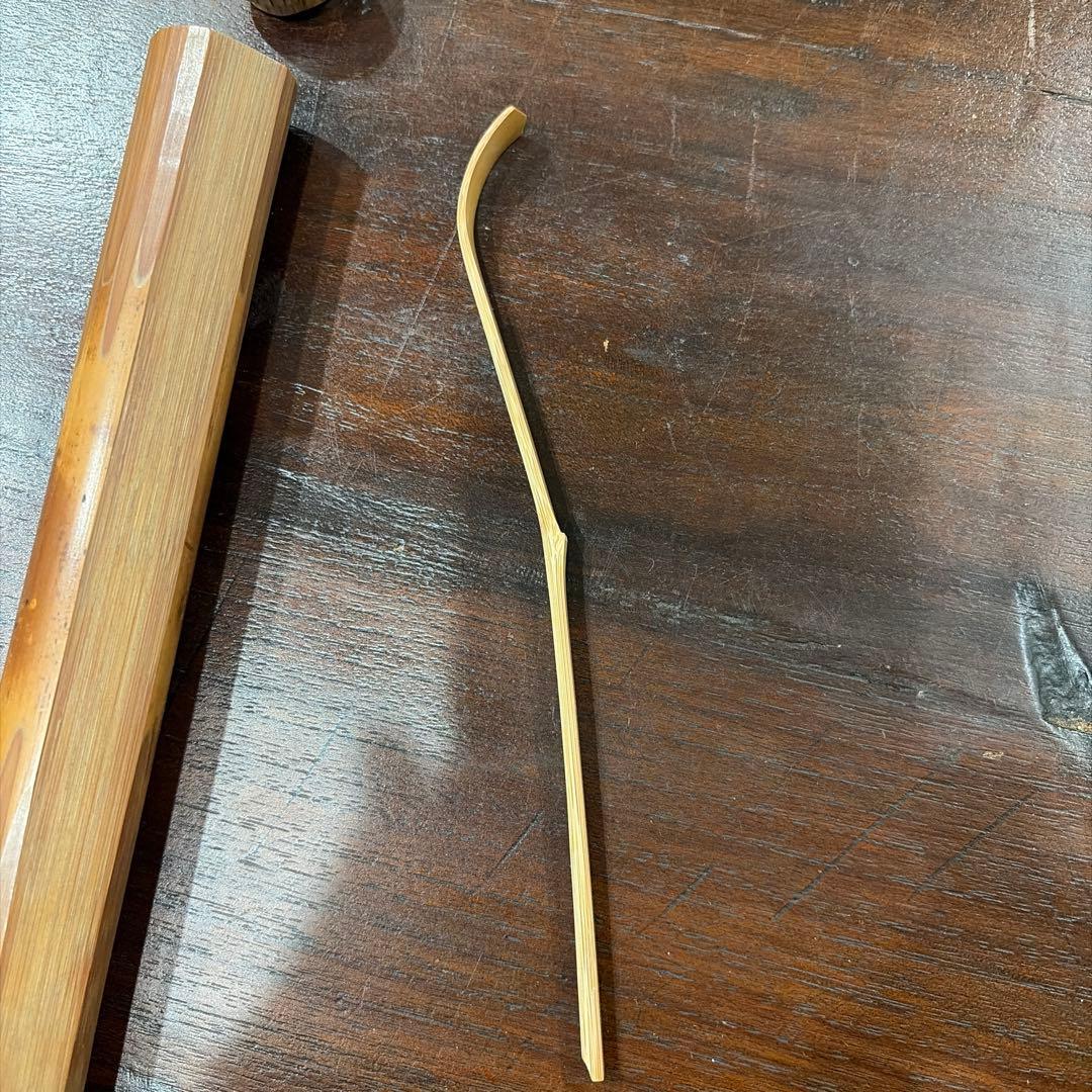 竹製 茶杓 収納ケース付き - メルカリ