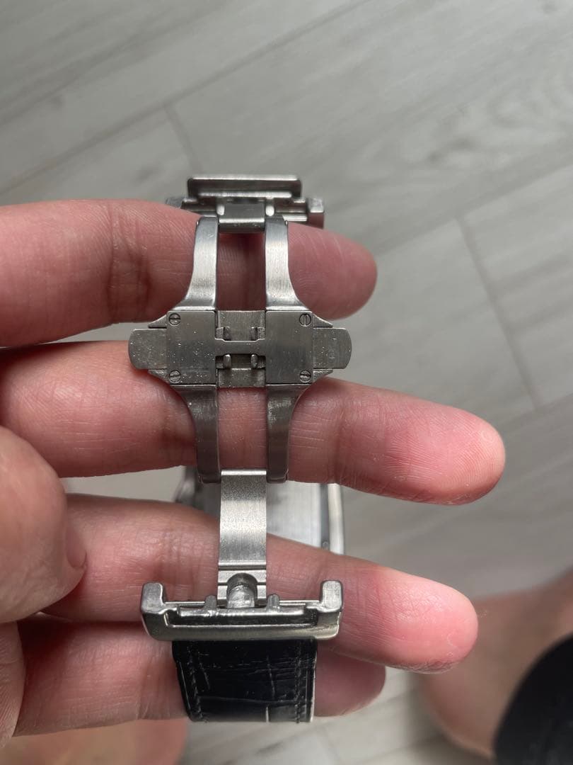 Cartier 自動巻き時計 ホワイト/ブラック