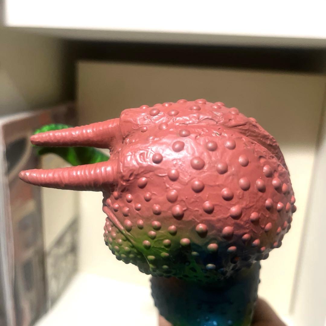 旧バンダイ製 死神カメレオン キングサイズ 美品 ソフビ フィギュア 怪人