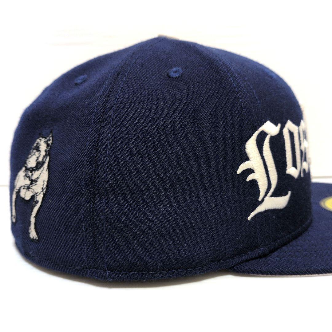 希少　ニューエラ LA ピットブル 　ロサンゼルスドジャース　61.5cm　刺繍