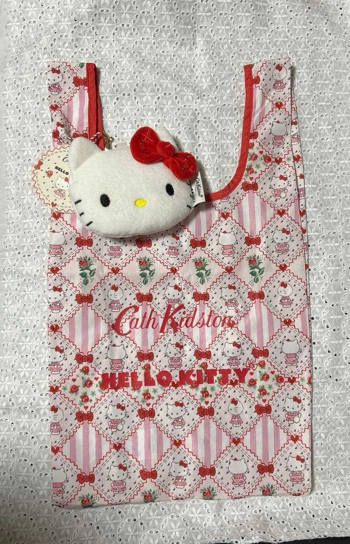 Cath Kidston ハローキティ エコバッグinフェイスポーチ